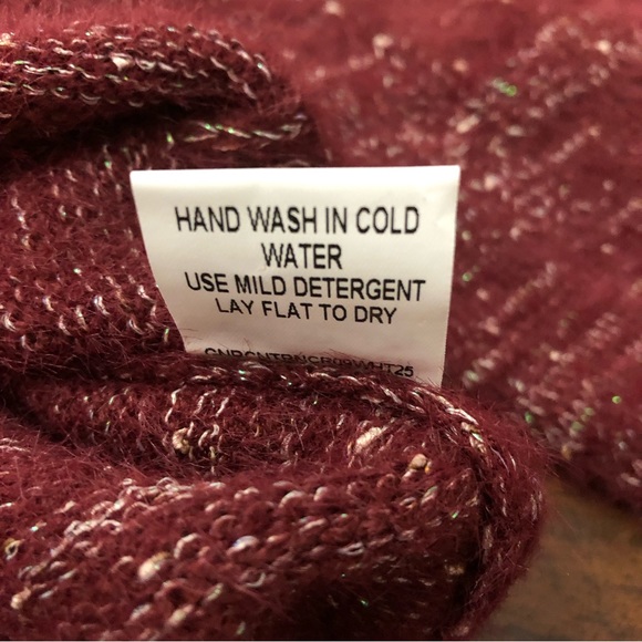 Anthropologie | RAGA Taya Speckled Mock Neck Sweater oversized Small - Picture 7 of 8